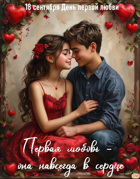 Открытка День первой любви 