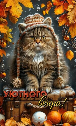 Открытка Уютного вечера
