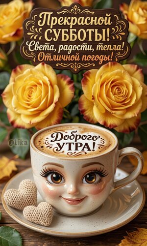 Открытка Прекрасной субботы