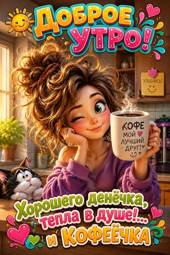 Открытка Доброе утро