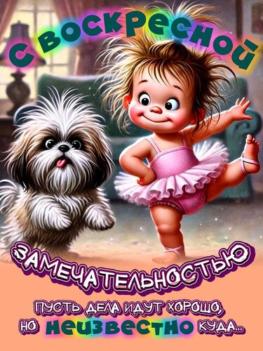 Открытка С воскресной замечательностью