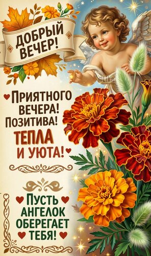 Открытка Добрый вечер