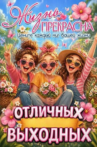 Открытка Отличных выходных