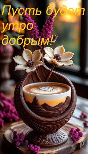 Открытка Пусть будет утро добрым!