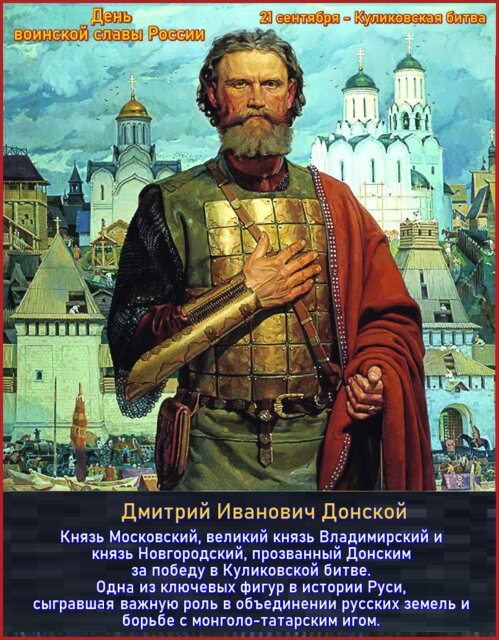 Открытка Куликовская битва 1