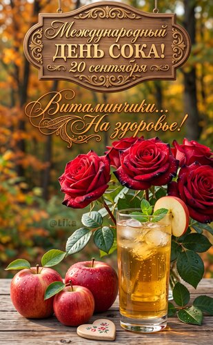 Открытка Международный день сока