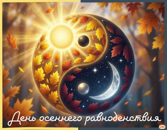 Открытка День осеннего равноденствия 