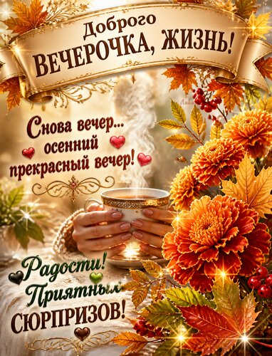 Открытка Добрый вечер, жизнь