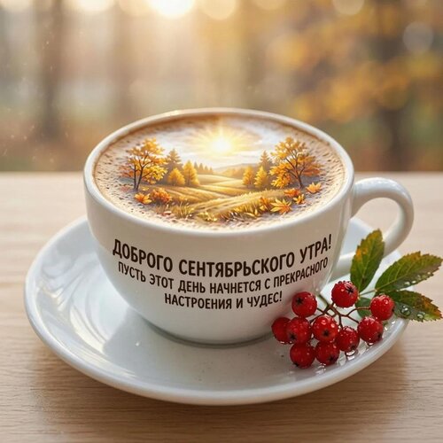 Открытка Доброго сентябрьского утра!