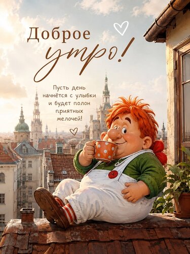 Открытка Доброе утро