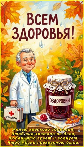 Открытка Всем Здоровья!