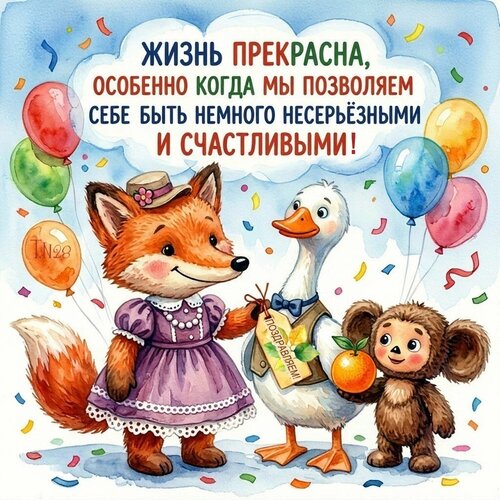 Открытка Поздравляем!