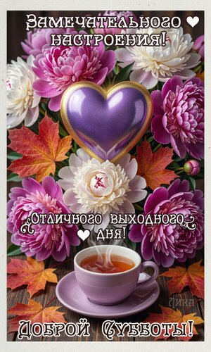 Открытка Доброго субботнего дня!