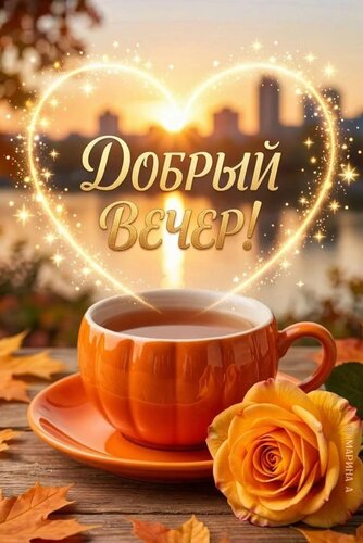 Открытка Добрый вечер!