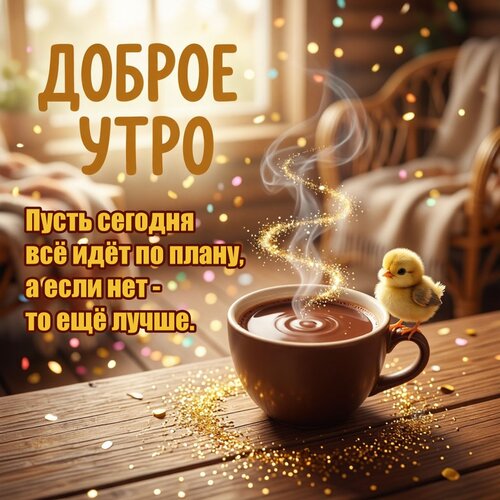Открытка Доброе утро