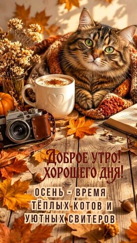 Открытка Доброе утро, хорошего дня