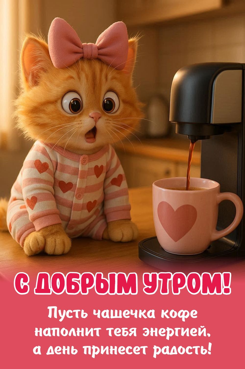 Открытка С добрым утром