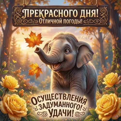 Анимированная открытка Добрый день