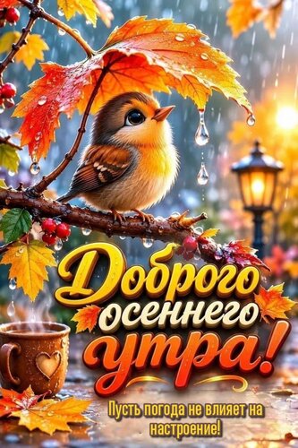 Открытка Пусть погода не влияет на настроение!