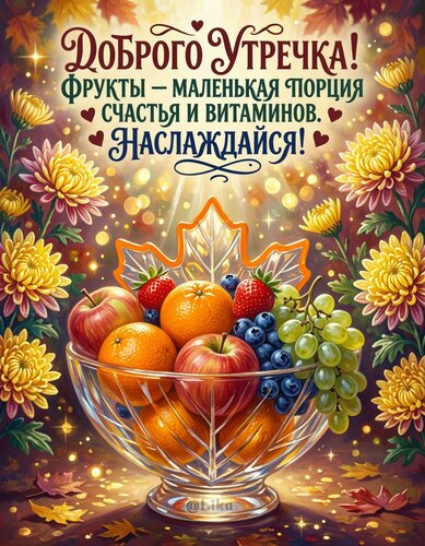 Открытка Доброе утро
