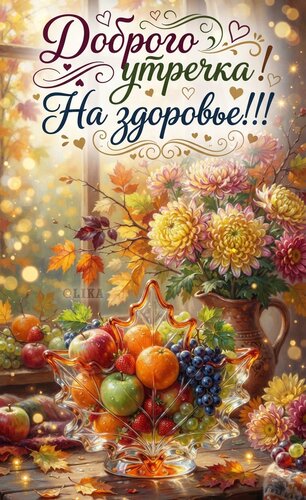 Открытка Доброго утречка