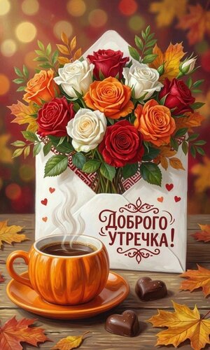 Открытка Доброго утречка