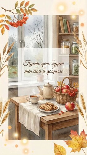Открытка Пусть день будет добрым