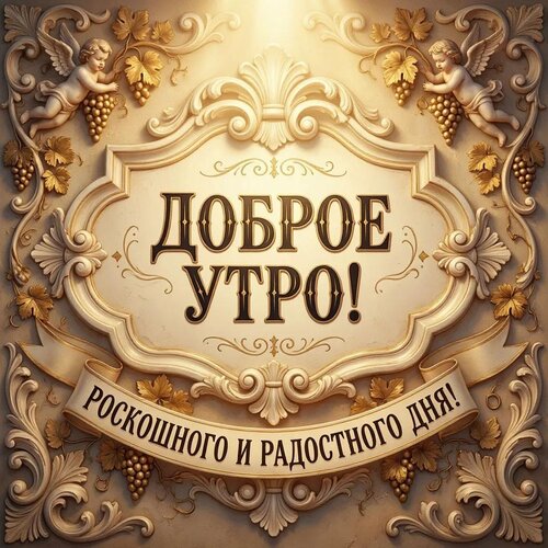 Открытка Доброе утро! Роскошного и радостного дня!
