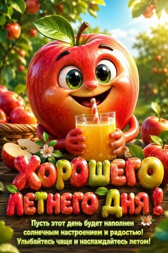 Открытка хорошего летнего дня