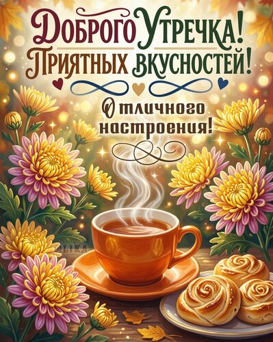 Открытка Доброе утро