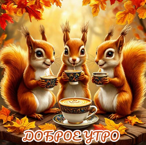 Открытка Доброе утро