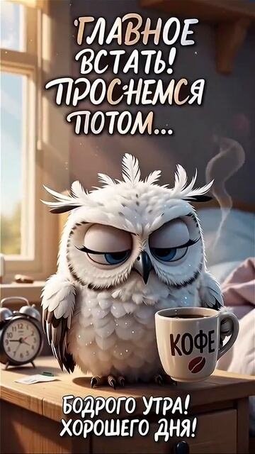 Открытка Бодрое утро
