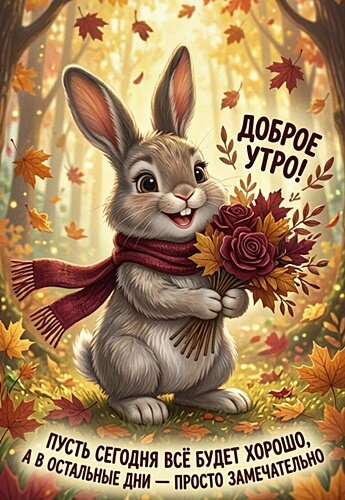 Открытка ДОБРОЕ УТРО!