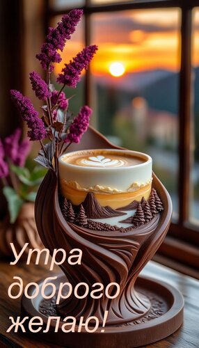 Открытка Утра доброго желаю!