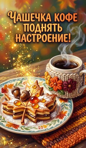 Открытка Чашечка кофе