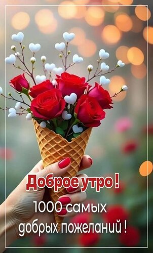Открытка Доброе утро. 1000 добрых пожеланий