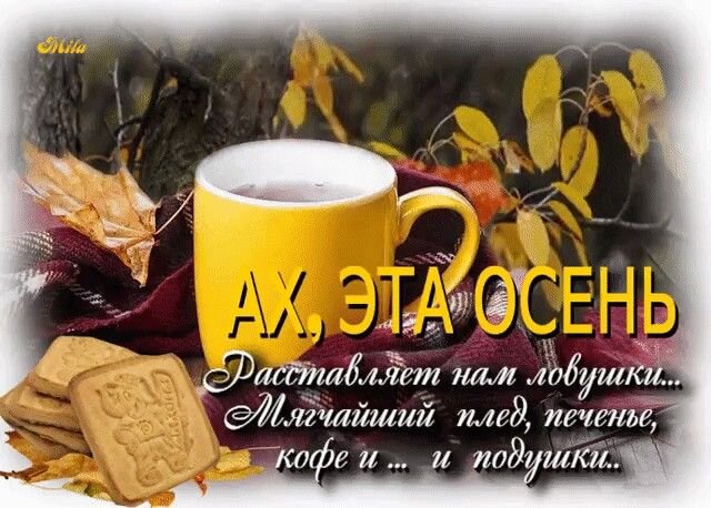 Открытка Ах эта осень