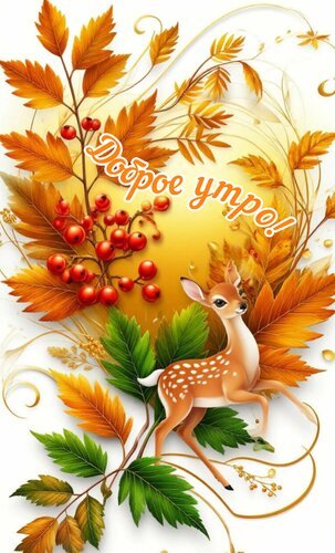 Открытка Доброе утро
