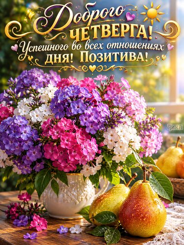 Открытка Доброго четверга
