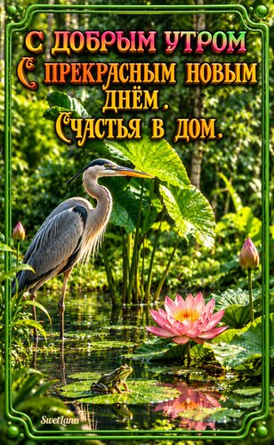 Открытка Доброе утро.