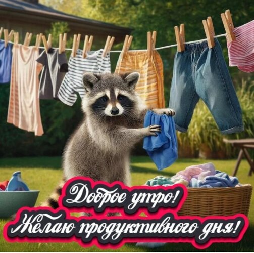 Открытка с добрым утром