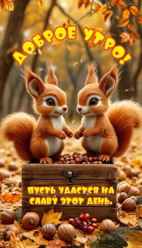 Открытка доброе утро