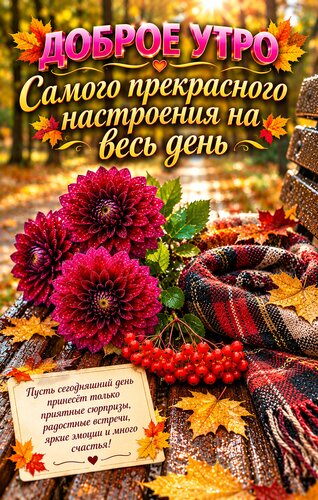 Открытка Доброе утро