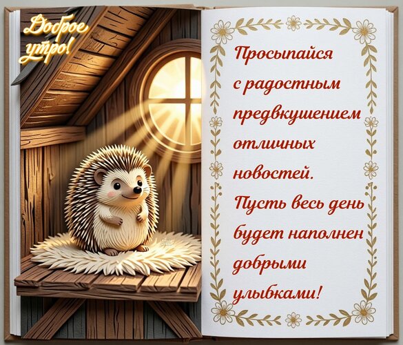 Открытка Доброе утро!