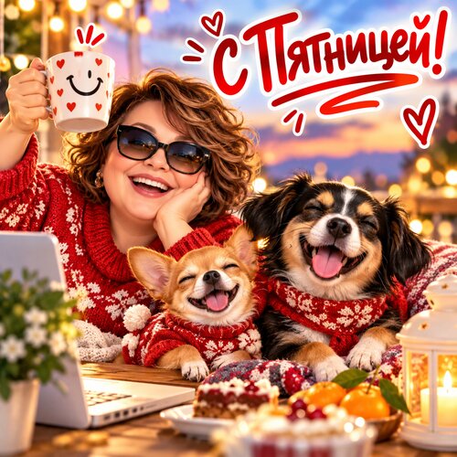 Открытка С пятницей!