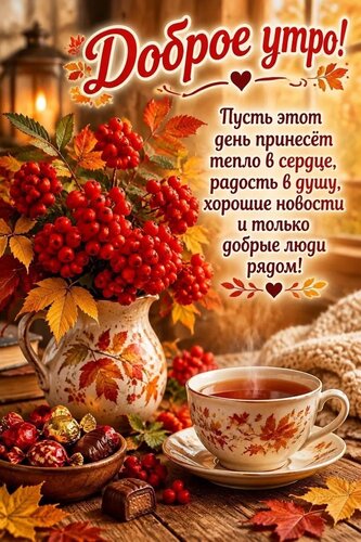 Открытка Доброе утро