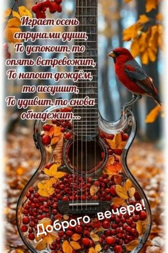 Открытка Добрый вечер