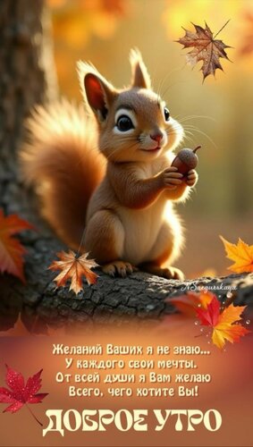 Открытка Доброе утро