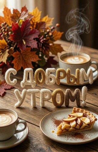 Открытка С добрым утром