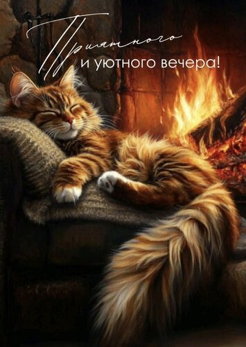 Открытка Уютного вечера